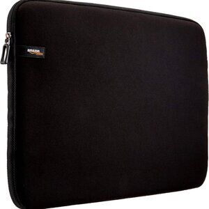 Amazon Basics  Laptop Sleeve, Protective Case with Zipper - Black